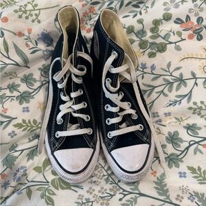 Converse Black and White All-Star High-Top Sneakers